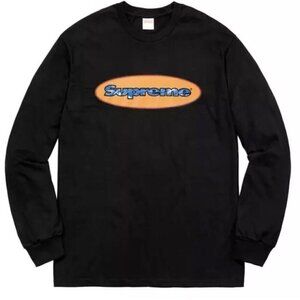 SUPREME SS18 Ripple Long Sleeve Tee Medium